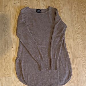 Halogen Women's Tan Crew Neck Sweater